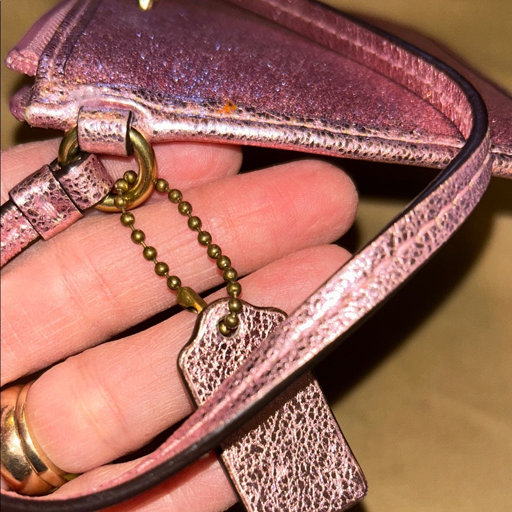 Coach Glittery Pink Wristlet - Picture 11 of 11